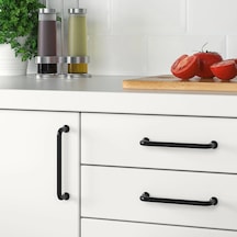 Ikea Bagganäs 2'li Mobilya Kulpu 143 Mm Siyah