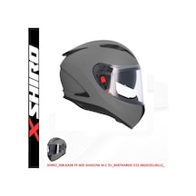 Shiro Fullface Shadow M.C Motosiklet Kaskı Kapalı Nardo