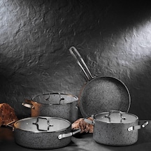 Brioni Stone-h 7 Parça Tencere Seti Sh11101