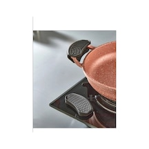 2 Adet Silikon Tencere Tava Tutacağı Yanmaz Yapışmaz Tutamaç Set 9 X 4 Cm Siyah Silikon Çok Renkli Diğer