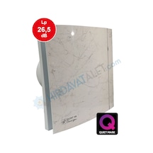 Soler&Palau Silent 100 Cz Design Beyaz Mermer Fan