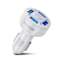 Uslion Qc3.0 4- Port Çıkışlı Çoklu Usb Araç Şarjı Şarj Aleti- 5775 Uslion Qc3.0 4- Port Çıkışlı Çoklu Usb Araç Şarjı Şarj Aleti- 5775