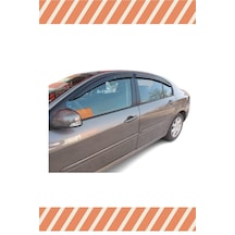 Renault Laguna3 2008-2012 Modellerine Uyumlu Özel 4'lü Mügen Tip Cam Rüzgarlığı