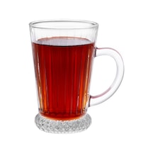 Madeleine 4'lü Çay Fincanı Seti - Şeffaf - 210 Ml Çok Renkli