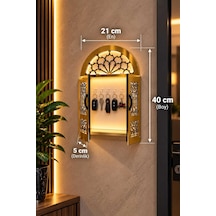Anahtarlık Dolabı Gold