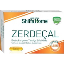 Aksu Vital Shiffa Home Zerdeçal Ekstraktı 1300 MG 30 Softjel Kapsül