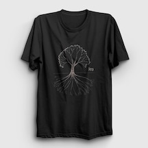 Presmono Unisex Tree Gojira T-shirt Siyah