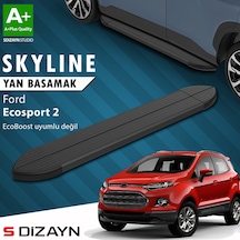 S-dizayn Ford Ecosport 2 Skyline Siyah Yan Basamak 173 Cm 2012-2022 A+ Kalite