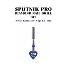 Elmas Kesik Koni Freze Mavi Çap 2,5mm