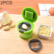 2 Adet Mini Mutfak Aracı Sebze Sarımsak Manuel Dilimleme