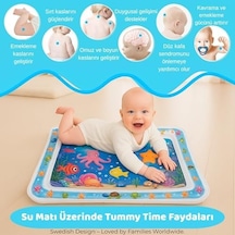 Bebek Su Oyun Matı Tummy Time Test Raporlu, Sızdırmaz Ve Bpa Sız 50 x 22