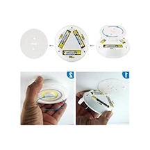 Uzaktan Kumandalı 3'lü Pilli Spot Led Lamba Seti