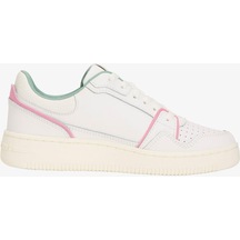 Tommy Jeans Retro Basket Kadın Siyah Spor Ayakkabı-9446 Ecru & Mystic Pink