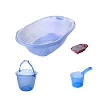 Ships Baby Bebek Banyo Küvet Seti Şeffaf Mavi