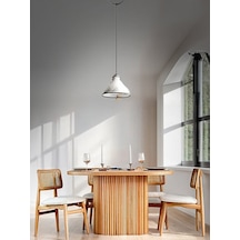 Manas İskandinav Natural Ahşap Masa Sandalye Takımı 90x130 Natural