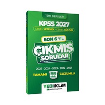 Yediiklim 2027 Kpss Genel Yetenek Genel Kültür Çıkmış Sorular Son 6 Yıl Çözümlü
