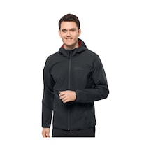 Jack Wolfskin 1307471-6350 Bornberg Hoody Erkek Ceket Siyah