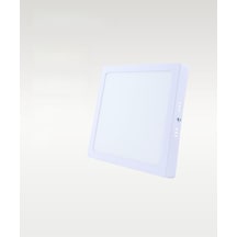 18w Sıva Üstü Kare Led Panel Beyaz Işık Genel