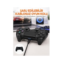 Ps4 Uyumlu Kablosuz Oyun Kolu Titreşimli, Şarjlı Ve Ergonomik Yeni Nesil Çok Renkli