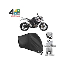 Bajaj Pulsar 150Ns Motosiklet Brandası ( Kilit Uyumlu - Siyah