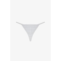 Penti Kırık Beyaz Mesh String Külot