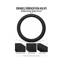 Trobus Opel Combo 2001-2011 Uyumlu Dikmeli Direksiyon Kılıfı Kabartma Grip Siyah
