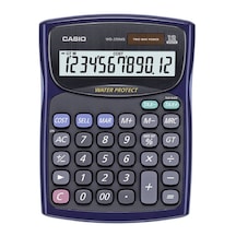 Casio Wd-220Ms-Bu 12 Hane Suya-Toza Dayanıklı Masaüstü Hesap Makinesi