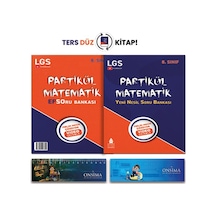 Partikül Matematik 8. Sınıf Yeni Nesil Efso Matematik Soru Bankası 2 Kitap Bir Arada