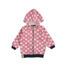 Kız Çocuk Pudra Pembe Renk Puantiyeli Mevsimlik Kapüşonlu Hırka Pudra Kız Çocuk Pudra Pembe Renk Puantiyeli Mevsimlik Kapüşonlu Hırka Pudra