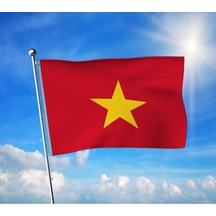 Vietnam Bayrağı Premium Raşel Kumaş 100x150 Cm Diğer
