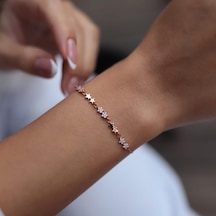 Yıldız Bileklik N11.680 Pembe Altın