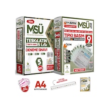 2026 MSÜ ÖSYM Çıkmış Soru 9lu Tıpkı Basım ve Teşkilatın 5lisi Özgün Deneme 2li Set Türkiye Geneli