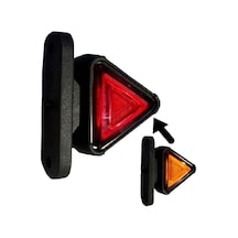 Mini Takoz Üçgen 12-24v Kırmızı-sarı
