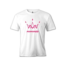 Mamamoo - Logo Crown Beyaz Erkek Tshirt