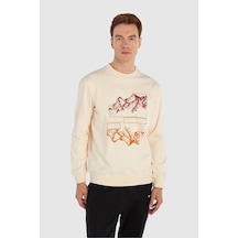 Hummel Erkek Sweatshirt Krem 921964-9820 Hmlgılberto 25kw61000141 W61h03