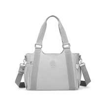 Smart Bags Krinkıl Açık Gri Kadın Omuz Çantası Smb 1163-1 Açık Gri