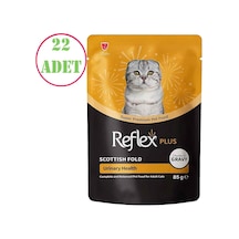 Reflex Plus Scottish Fold Kedi Konservesi 85 Gr 22 Ad