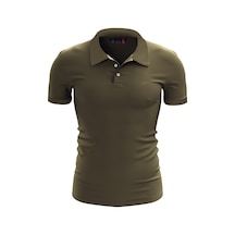 Raru Pamuk Büyük Beden Polo T-shirt Ingens Haki Haki Raru Pamuk Büyük Beden Polo T-shirt Ingens Haki Haki