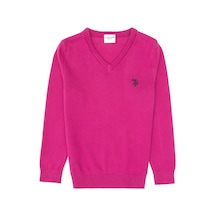U.s. Polo Assn. Kız Çocuk Fuşya Kazak /triko 50316777-vr023 Fusya