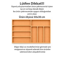 50x30 Cm Ahşap Kaşıklık Çekmece İçi Organizer Doğal Ahşap Mutfak Düzenleyici 50x30 Cm Ahşap Kaşıklık Çekmece İçi Organizer Doğal Ahşap Mutfak Düzenleyici