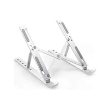 Laptop Yükseltici Metal Stand Ayarlanabilir Macbook Notebook Tablet Altlık Metal Dizüstü Bilgisayar Tutucu 1