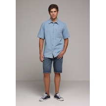Colin's Colins Regular Fit Orta Bel Düz Erkek Mid İndigo Denim Jean Şort Cl1081087 Q1.v1 Dn44993