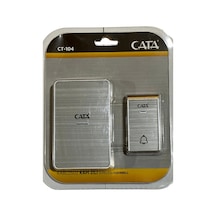 Cata Ct-104 Kablosuz Kapı Zili Gri 2 Adet