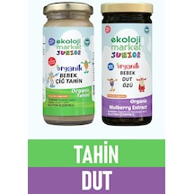 Ekoloji Market Organik Çiğ Tahin 230 G + Organik Dut Özü 290 G