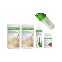 Set 2 Adet Vanilya Shake 1 Ad. Aloevera 1 Ad. Klasik Çay 50 Gr Ve Shaker
