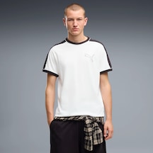 Puma T7 Ringer Tee Erkek Beyaz Tişört 636726-02