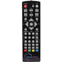 Yumatu Mini Hd Slim Display Lı Uydu Alıcı Kumandası