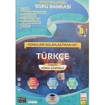 8. Sınıf LGS Türkçe Konu Anlatımlı Soru Bankası- Zeka Küpü Yayınları