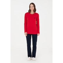 U.s. Polo Assn. Kadın Kırmızı Pijama Takım 50303412-vr030 Kırmızı