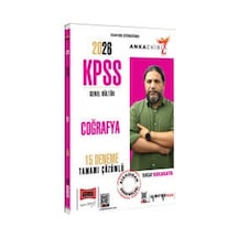 Yargı Yayınları 2026 Kpss Genel Kültür Anka Ekibi Tamamı Çözümlü Coğrafya 15 Deneme
